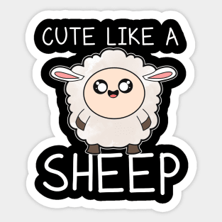 Cute Sheep Sticker